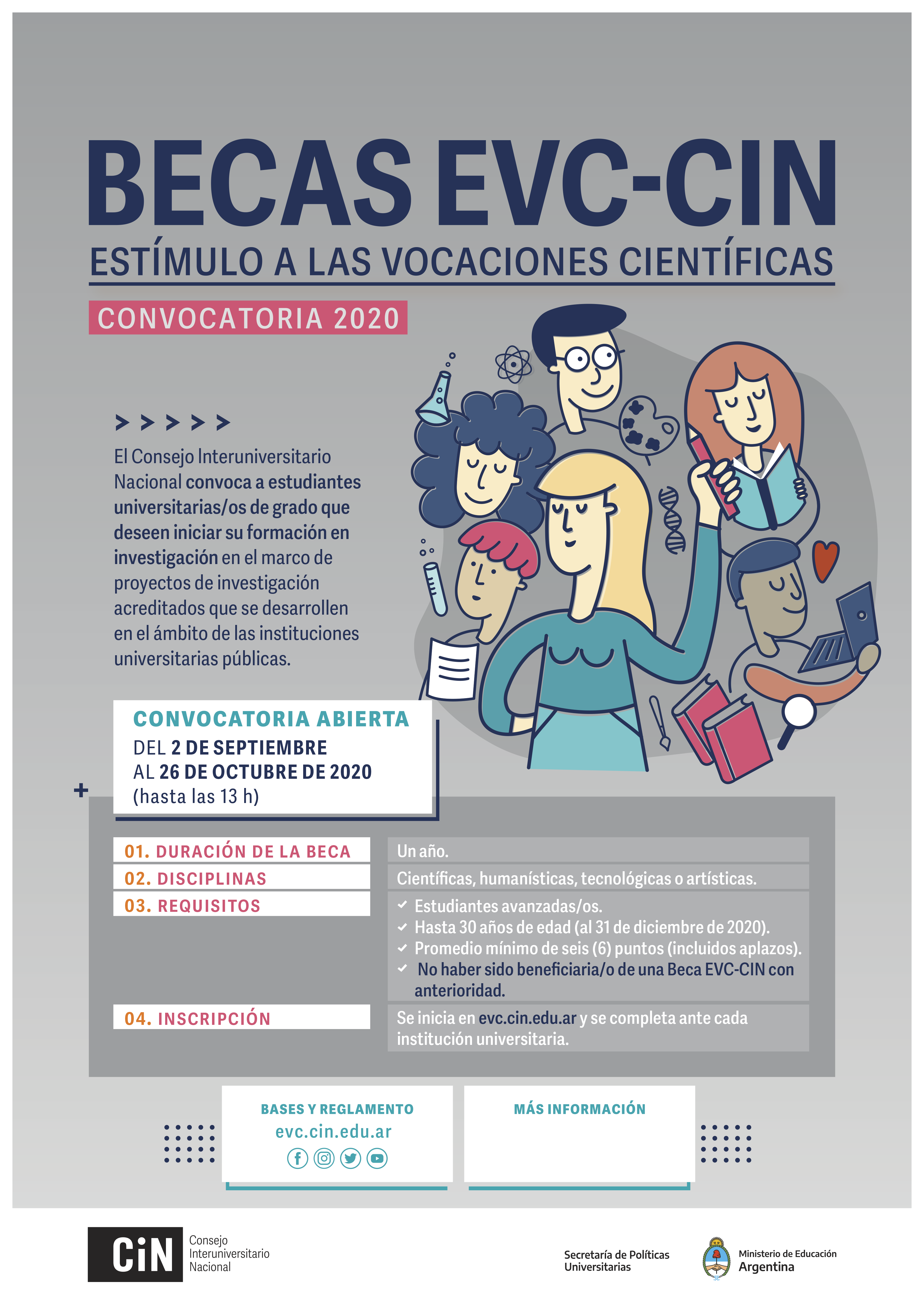 64 afiche becas EVC 2020
