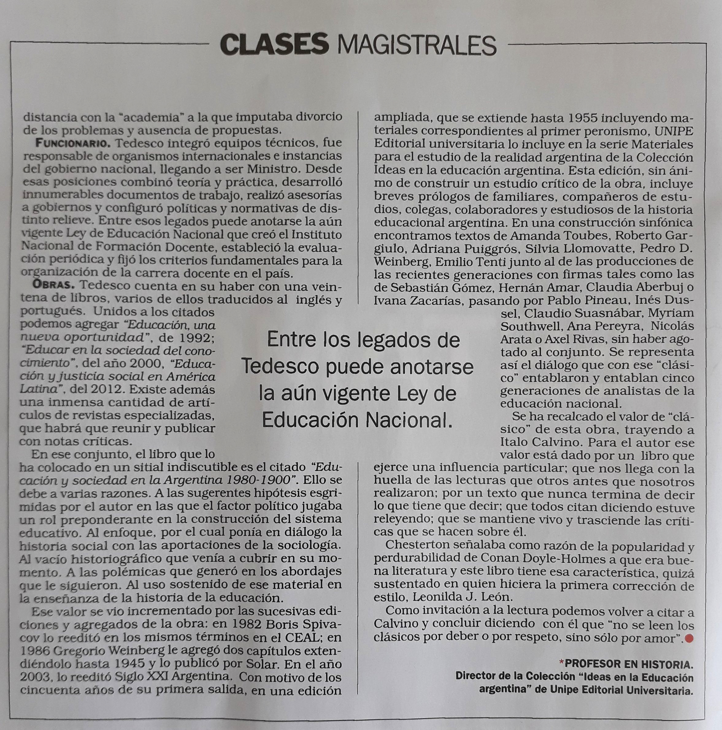 clase magistral tedesco