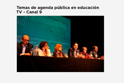 Temas de agenda p&uacute;blica en educaci&oacute;n - Canal 9