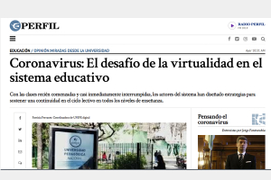 Coronavirus: El desaf&iacute;o de la virtualidad en el sistema educativo