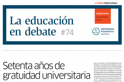 La Educaci&oacute;n en Debate, #74: "Setenta a&ntilde;os de gratuidad universitaria"