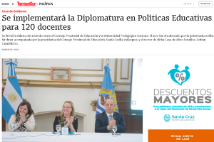 Se implementar&aacute; la Diplomatura en Pol&iacute;ticas Educativas para 120 docentes