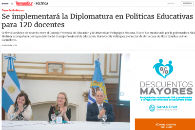 Se implementar&aacute; la Diplomatura en Pol&iacute;ticas Educativas para 120 docentes