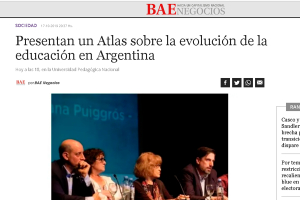 Presentan un Atlas sobre la evoluci&oacute;n de la educaci&oacute;n en Argentina