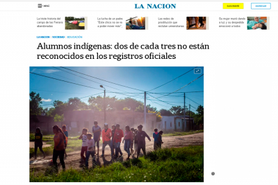 Alumnos ind&iacute;genas: dos de cada tres no est&aacute;n reconocidos en los registros oficiales