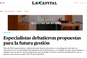 Especialistas debatieron propuestas para la futura gesti&oacute;n
