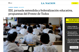 ESI, jornada extendida y federalizaci&oacute;n educativa, propuestas del Frente de Todos