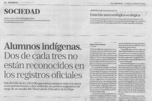 Alumnos ind&iacute;genas - La Naci&oacute;n / Sociedad