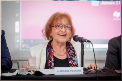 Adriana Puiggr&oacute;s fue declarada Doctora Honoris Causa de la Universidad Pedag&oacute;gica Nacional