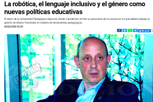 La rob&oacute;tica, el lenguaje inclusivo y el g&eacute;nero como nuevas pol&iacute;ticas educativas