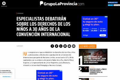 ESPECIALISTAS DEBATIR&Aacute;N SOBRE LOS DERECHOS DE LOS NI&Ntilde;OS A 30 A&Ntilde;OS DE LA CONVENCI&Oacute;N INTERNACIONAL