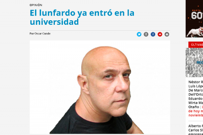 El lunfardo ya entr&oacute; en la universidad