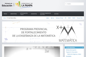 Programa provincial de fortalecimiento de la ense&ntilde;anza de la matem&aacute;tica