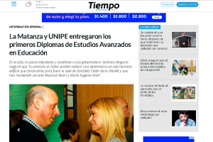 La Matanza y UNIPE entregaron los primeros Diplomas de Estudios Avanzados en Educaci&oacute;n