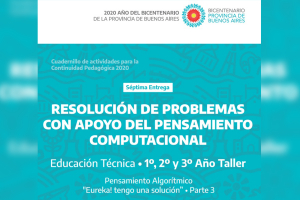 Cuadernillos de Pensamiento Computacional para la continuidad pedag&oacute;gica