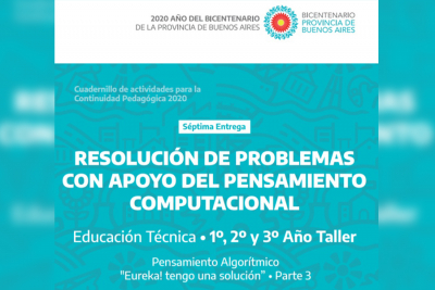 Cuadernillos de Pensamiento Computacional para la continuidad pedag&oacute;gica