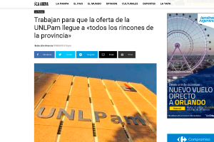 Trabajan para que la oferta de la UNLPam llegue a &laquo;todos los rincones de la provincia&raquo;