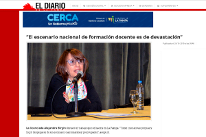 &ldquo;El escenario nacional de formaci&oacute;n docente es de devastaci&oacute;n&rdquo;