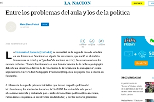 Entre los problemas del aula y los de la pol&iacute;tica