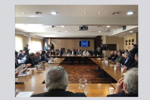 Firma de documento entre rectores de Universidades P&uacute;blicas y la Confederaci&oacute;n General del Trabajo (CGT)