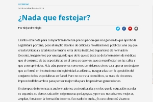 &iquest;Nada que festejar