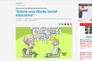 Existe una deuda social educativa
