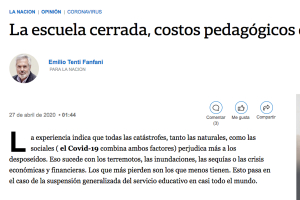 La escuela cerrada, costos pedag&oacute;gicos desiguales