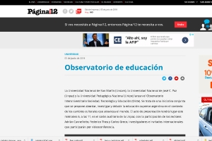 Observatorio de educaci&oacute;n