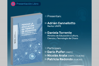 Presentaci&oacute;n virtual este viernes del libro "Pensar la educaci&oacute;n en tiempos de pandemia"
